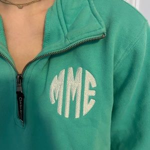Monogrammed MME crewneck